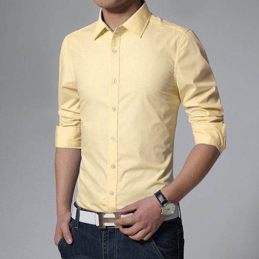 French Dress Shirt Formal Tuxedo Shirts - Mubimart
