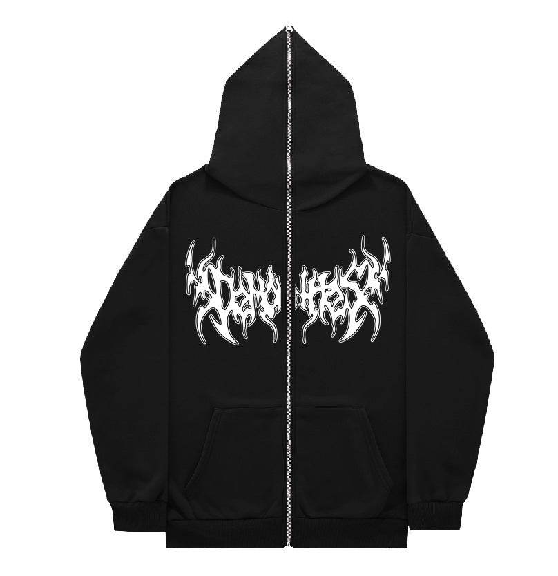 Personalized All-matching Loose Casual Zipper Hoodie - Mubimart