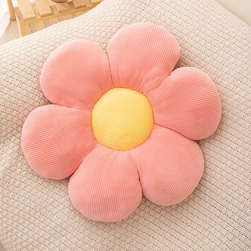Sioloc Flower Pillow, 19.6inch, Flower Shaped Throw Pillow Butt Cushion Flower Floor Pillow,Seating Cushion,Cute Room Decor & Plush Pillow For Bedroom Sofa Chair - Mubimart