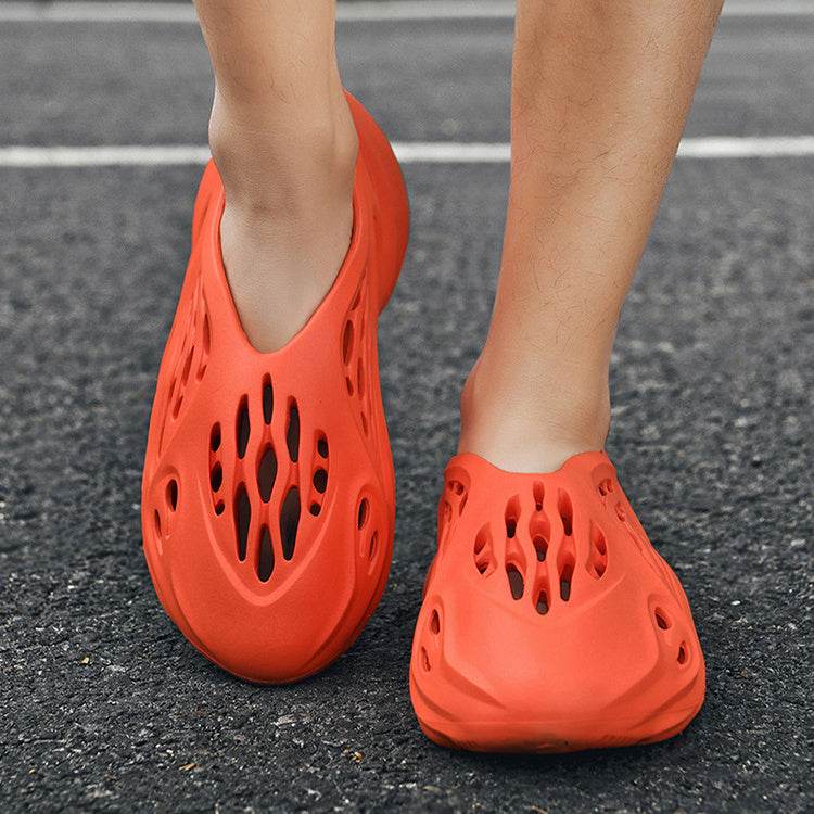 Non Slip Slides Slippers Clogs Closed-toe Garden Shoes Outdoor Sandals Beach Shoes - Mubimart