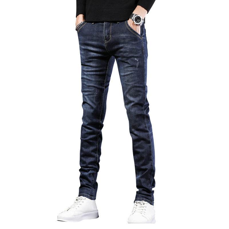 Men's New Slim Fit Stretch Casual Jeans - Mubimart