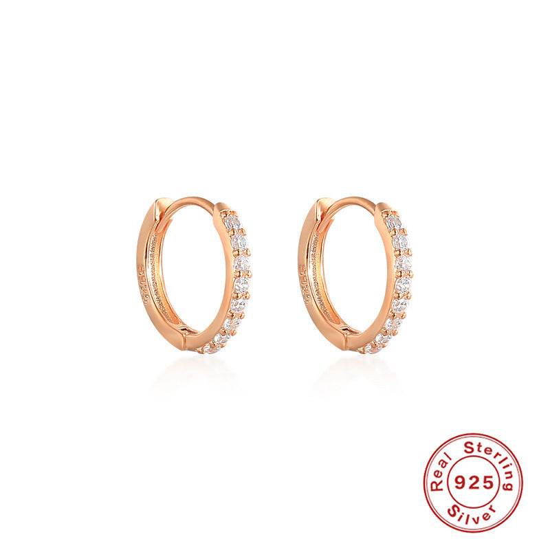 Women And Men Silver Earrings Hoops - Mubimart