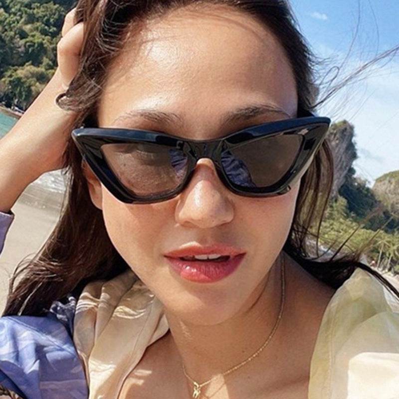Personalized Triangle Cat Eye Fashion Sunglasses - Mubimart