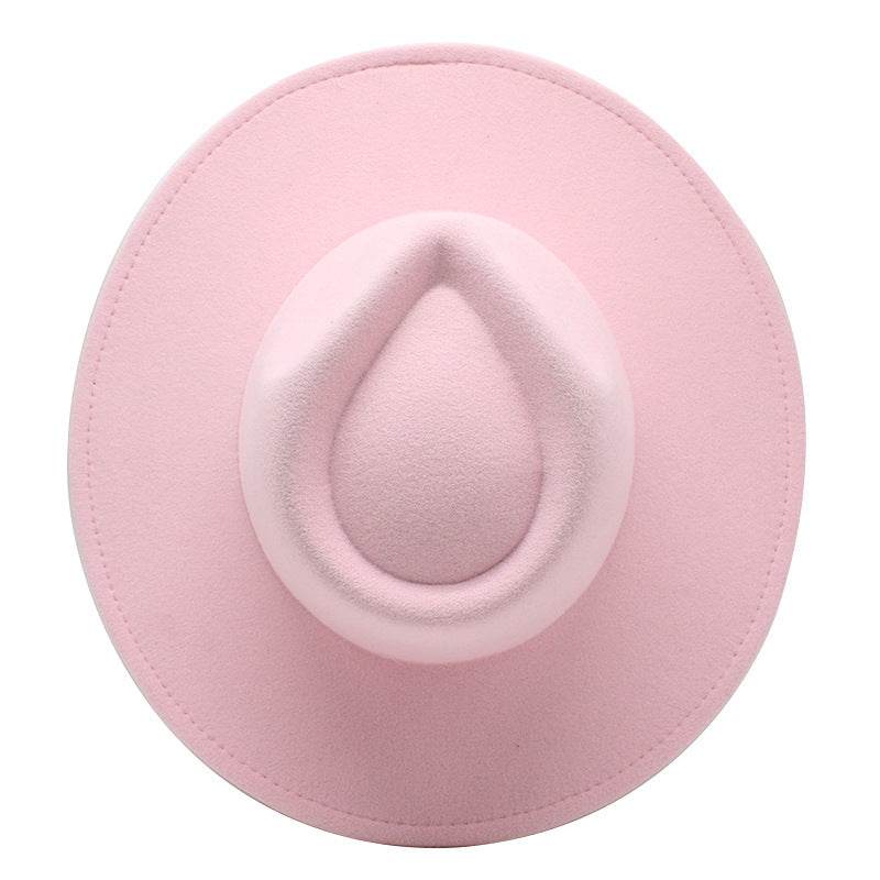 New Woolen Casual Fedora Hat - Mubimart