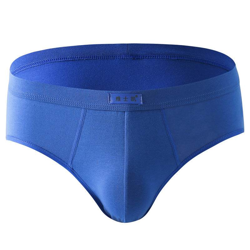 Men Comfortable Soft Cotton Briefs Underwear - Mubimart