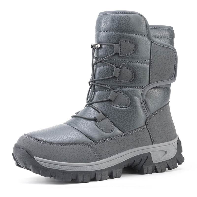 Men And Women Fleece-lined Warm Snow Boots - Mubimart