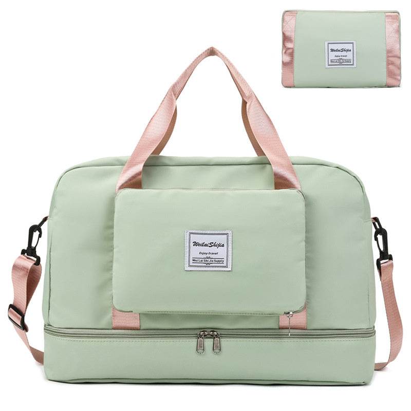 Foldable Travel Duffel Bags Sports Gym Tote Bag Women - Mubimart