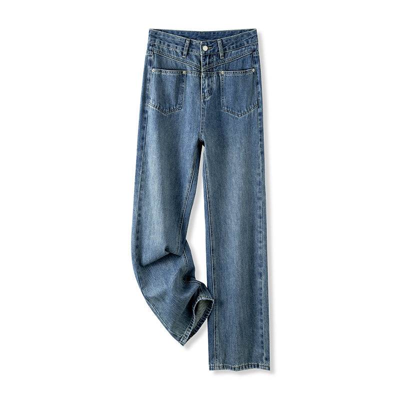 Fashionable Narrow Wide-leg Jeans For Women - Mubimart