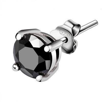 Not Sensitive 925 Silver Men Earrings - Mubimart