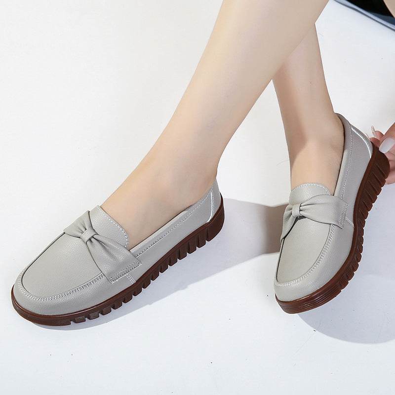 Women's Soft Bottom Soft Surface Comfort And Casual Flat Shoes - Mubimart