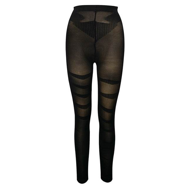 Women High Waist Leggings Shaper Tight Pants Shaping Panties - Mubimart