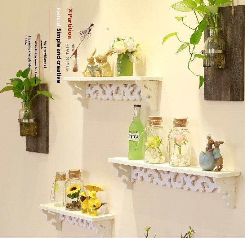 PVC Wall Shelf Punch-free - Mubimart