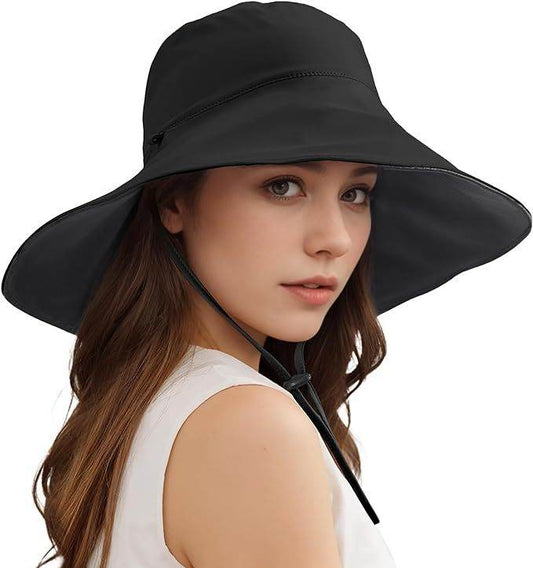 Wide Brim Sun Hats For Women Men, Double Sided Wearing Fishing Hats Cooling Bucket Hat For Beach Hiking Outdoor - Mubimart