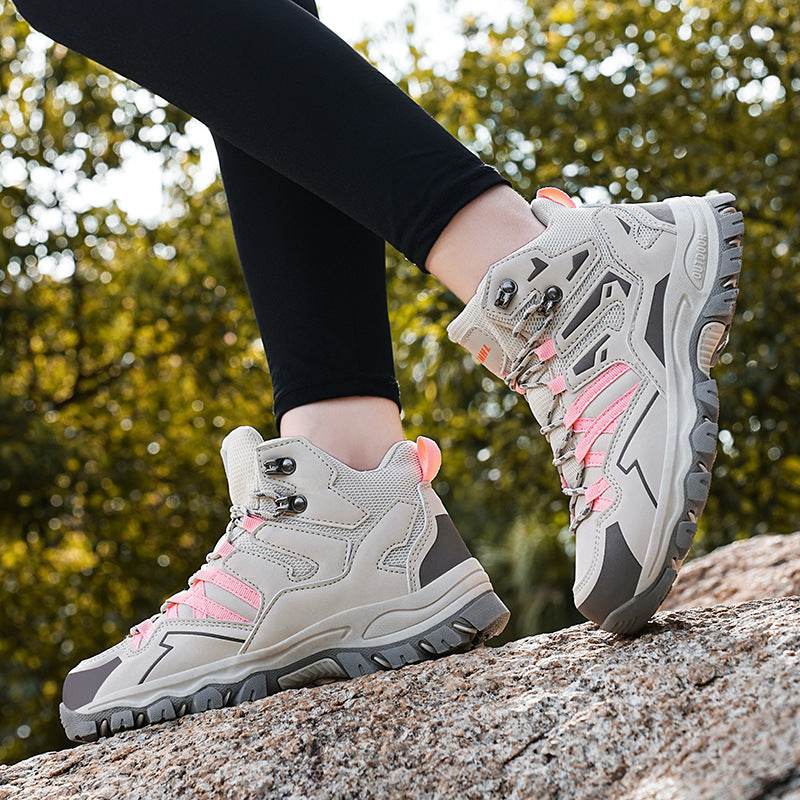 Hiking Same High-top Outdoor Shoes Sneaker - Mubimart