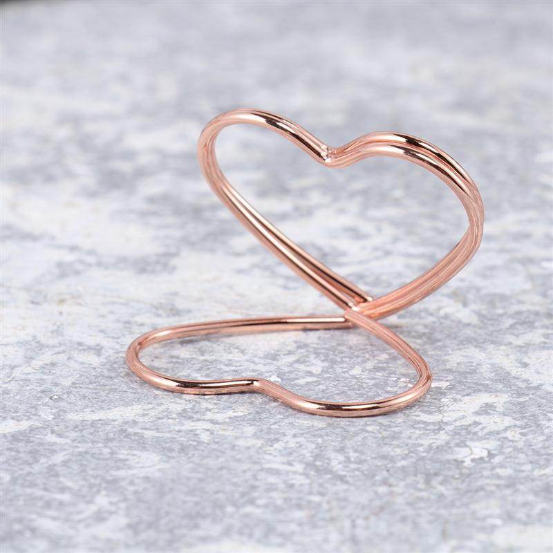 Ring-shaped Business Card Holder Wedding Card Holder - Mubimart