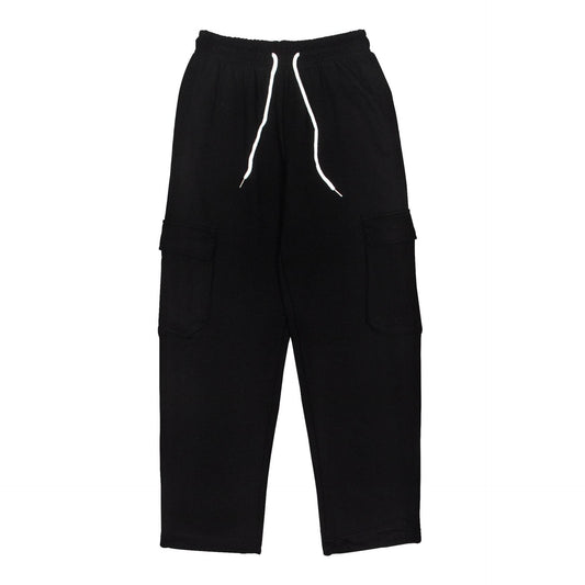 Men's Straight Loose Double Pocket Sweatpants - Mubimart