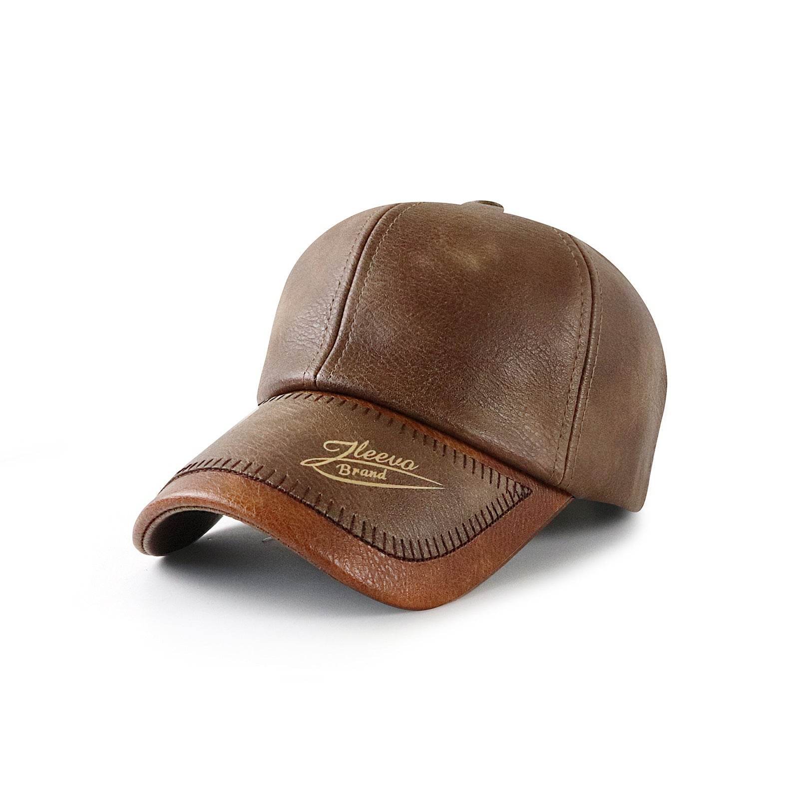 PU Washed Baseball Cap Hat - Mubimart
