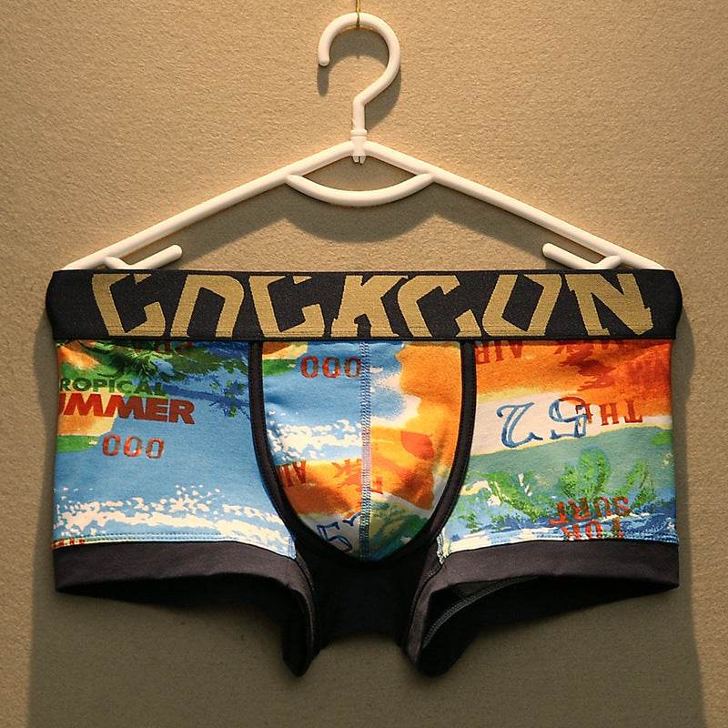 Men's Underwear Boxers Cotton Trendy - Mubimart