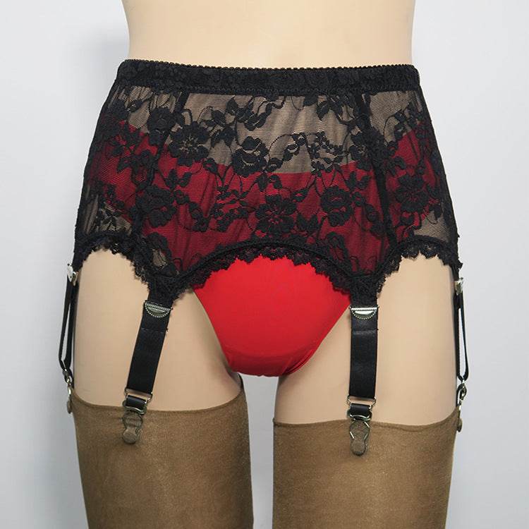 F4 Claw Non Slip Fastener Garter Belt Stockings - Mubimart
