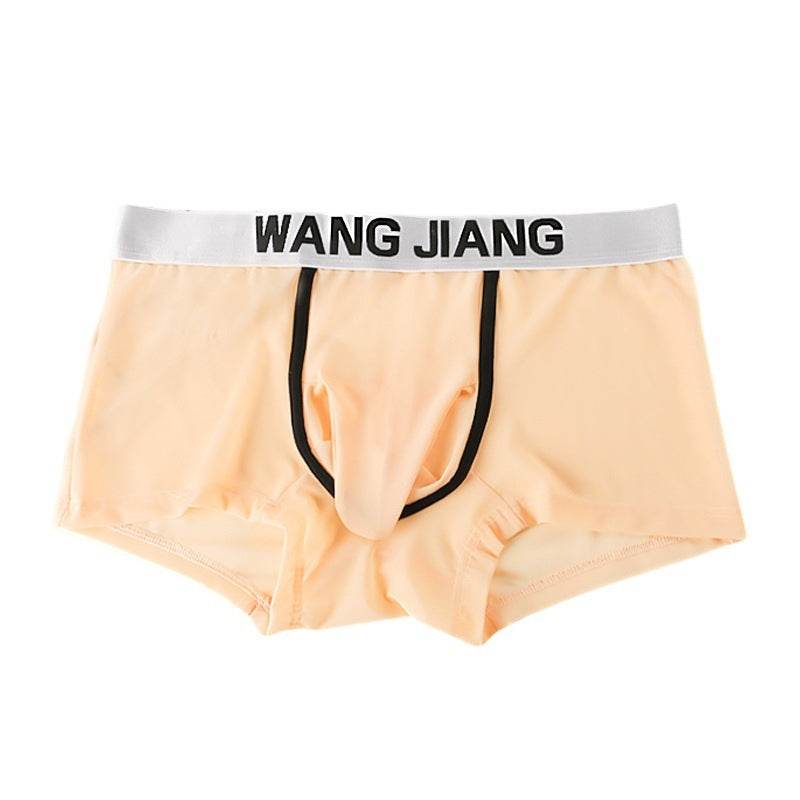 Men's Boxers Transparent Mesh Elephant Nose Underwear Bullet Separation Bag Boxers - Mubimart
