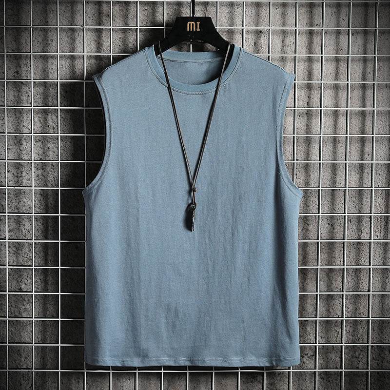 Summer Men's Vest Sports Fitness Undershirt - Mubimart