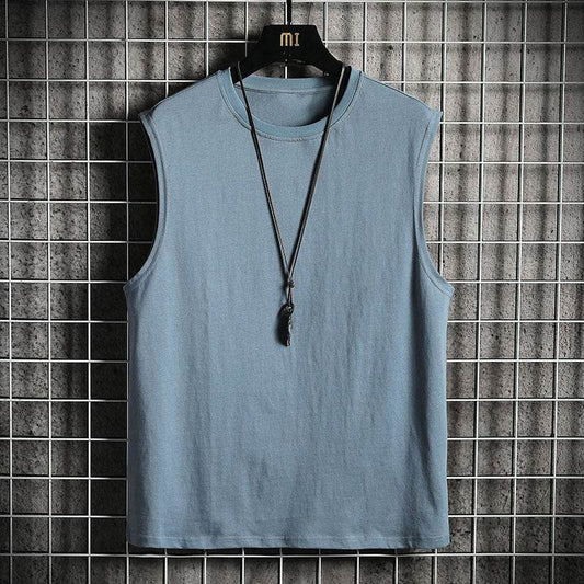 Summer Men's Vest Sports Fitness Undershirt - Mubimart