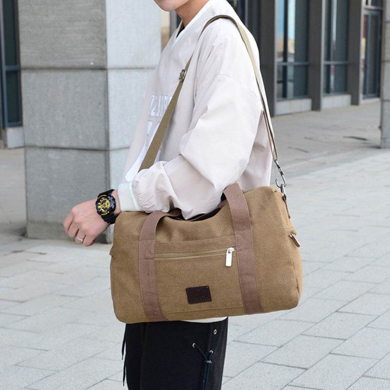 Men's Travel Canvas Bag Going Out Duffel For Men - Mubimart