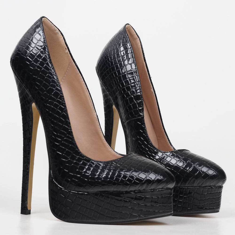 Stiletto Platform Wedding High Heels - Mubimart