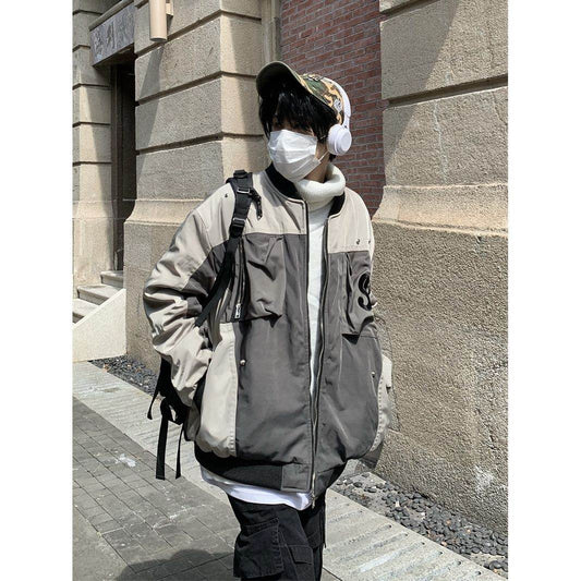 Loose All-match Casual Puffer Jacket - Mubimart