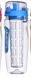 32Oz Fruit Infusing Infuser Water Bottle Water Fruit Bottle BPA Free Plastic Sport Fruit Infuser Water Bottles With Infuser Juice Shaker Drink Bottle Of Water - Mubimart