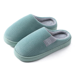 Corduroy Slippers For Women Home Shoes Men Women Couple - Mubimart -  