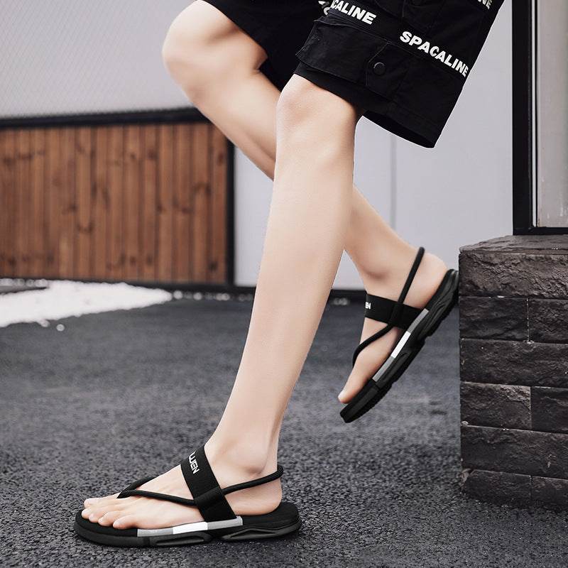Men Sandals Outdoor Sport Flip Flops Comfort Casual Thong Beach Shoes - Mubimart