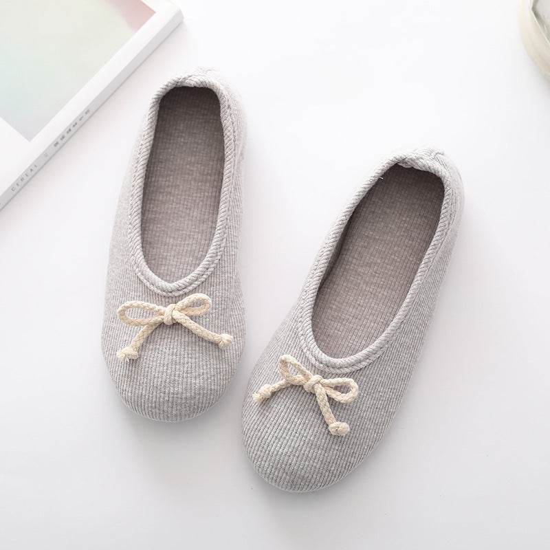 Maternity Indoor Floor Household Shoes Cotton Slipper Female - Mubimart