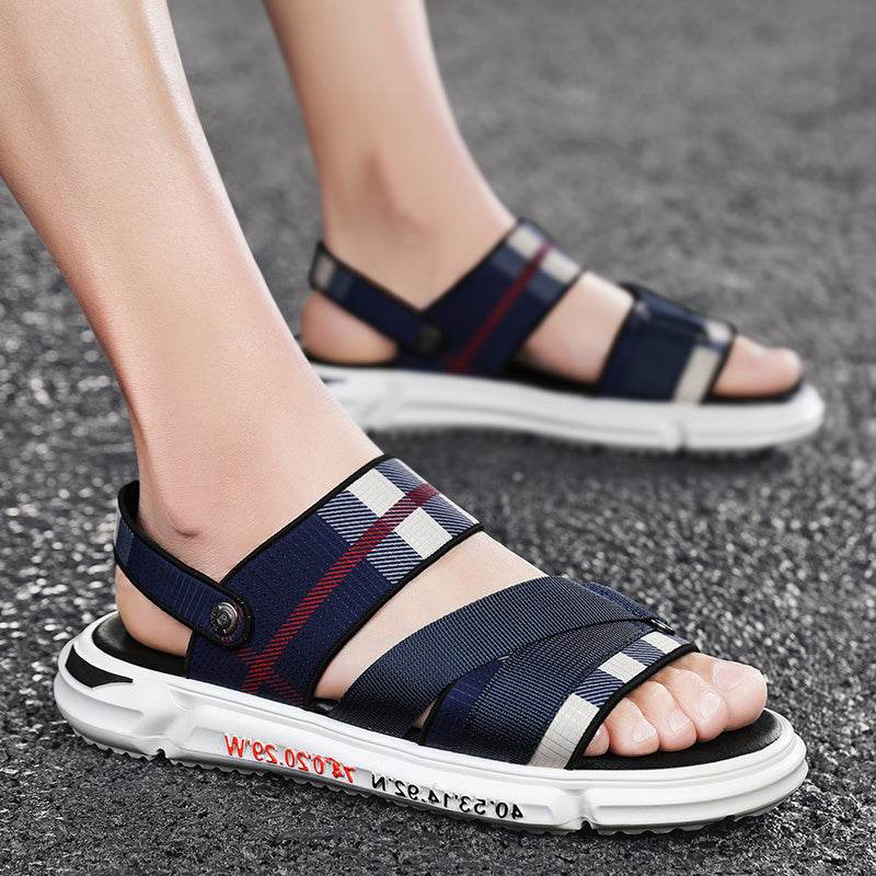 Waterproof Leather Sandals For Men - Mubimart