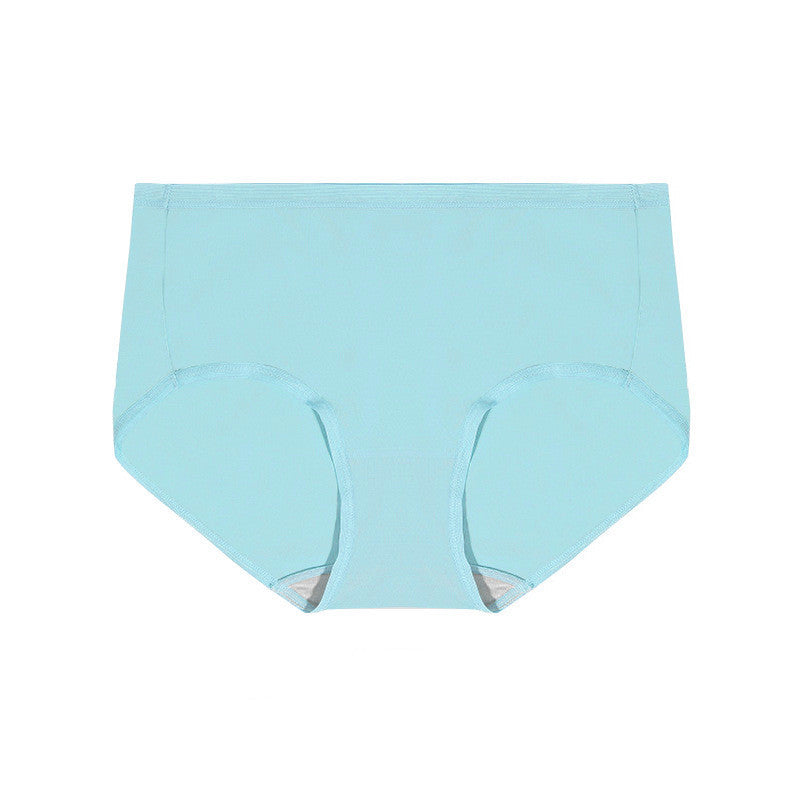 Modal Women's Mid Waist Plus Size Silk Crotch Panties - Mubimart -  