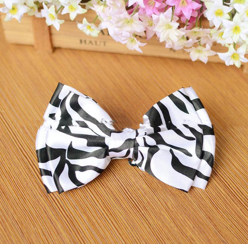 Men's Bow Tie Banquet Performance Matching Bow Tie - Mubimart