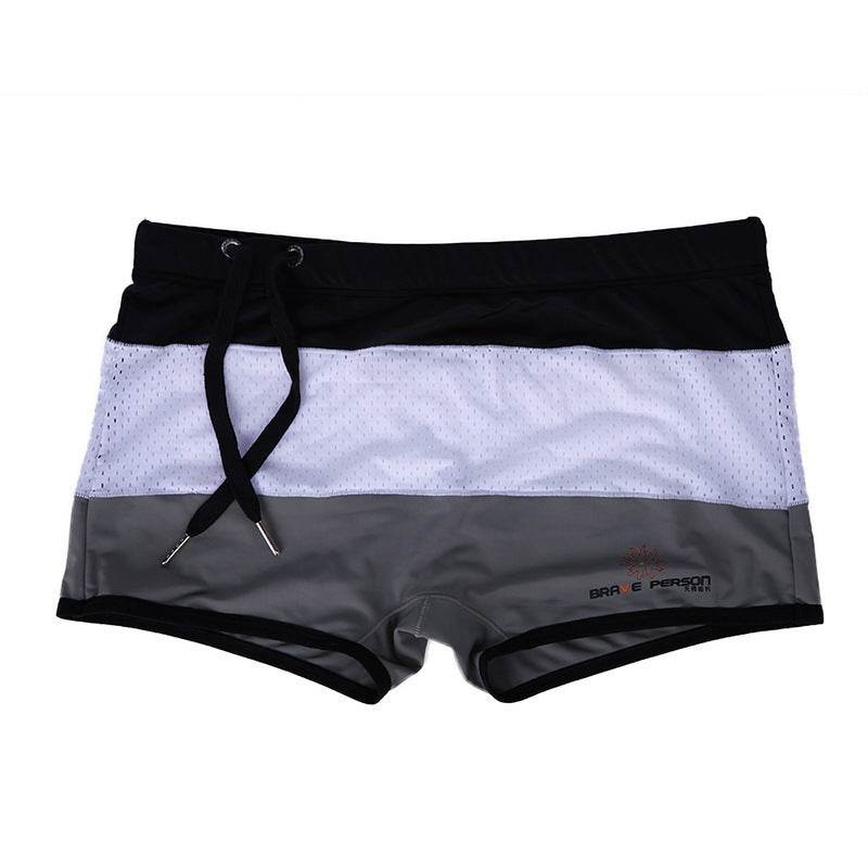 Men's Polyester Swimming Trunks Boxers - Mubimart