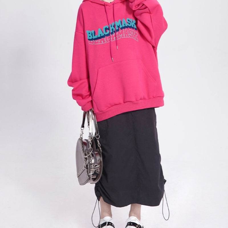 Workwear Mid-length Skirt Women's Autumn And Winter Drawstring - Mubimart