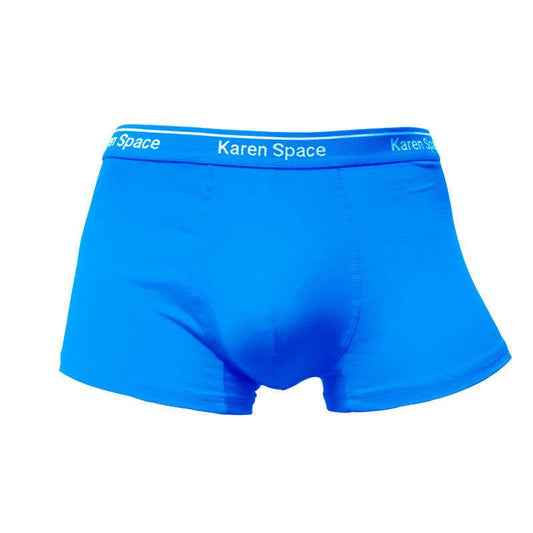 Cotton Men's Solid Color Boxers - Mubimart