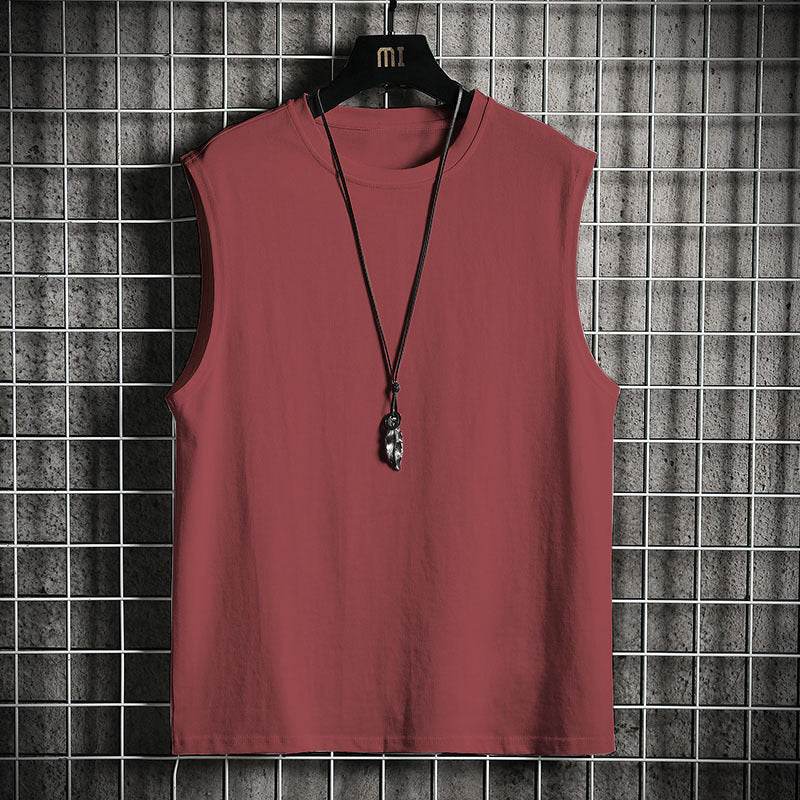 Summer Men's Vest Sports Fitness Undershirt - Mubimart