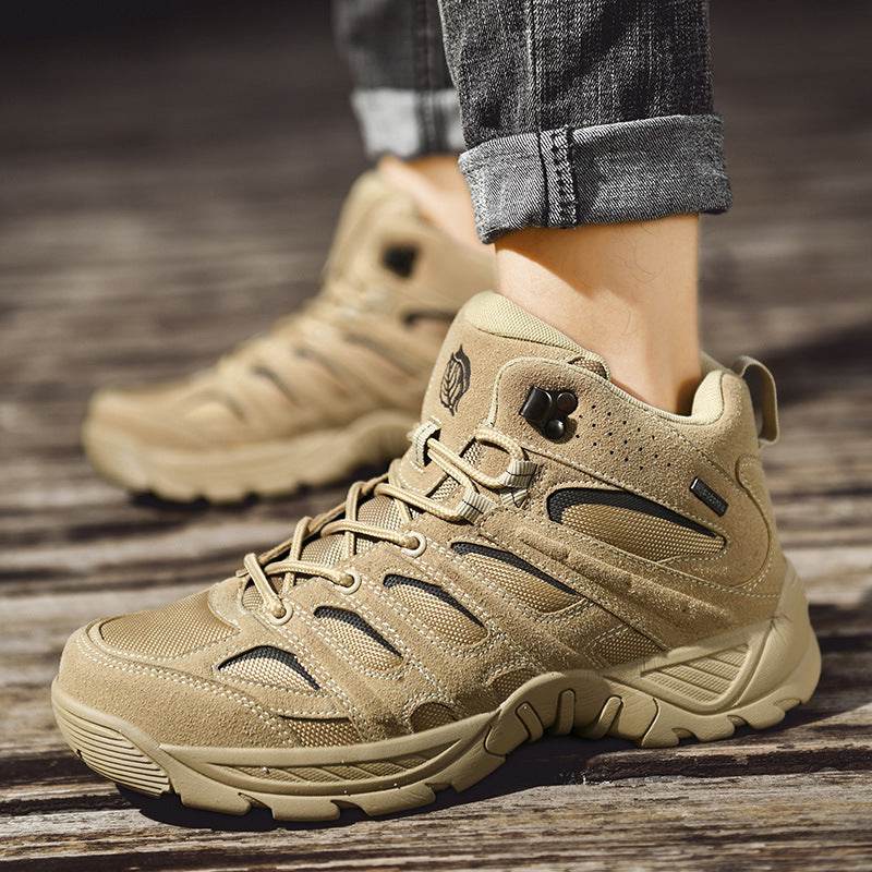 Outdoor High-top Hiking Male Martin Boots - Mubimart