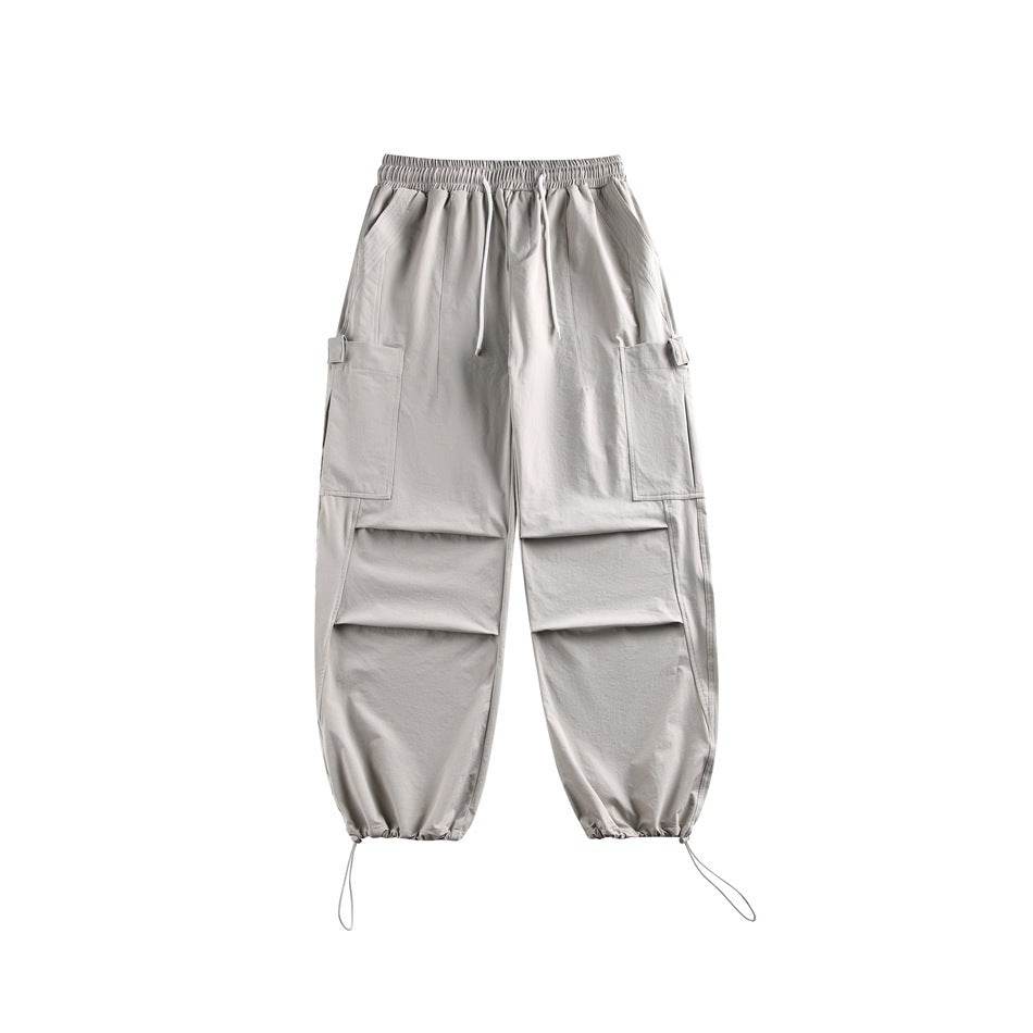 Casual Straight-leg Loose Cargo Pants Male - Mubimart
