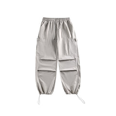 Casual Straight-leg Loose Cargo Pants Male