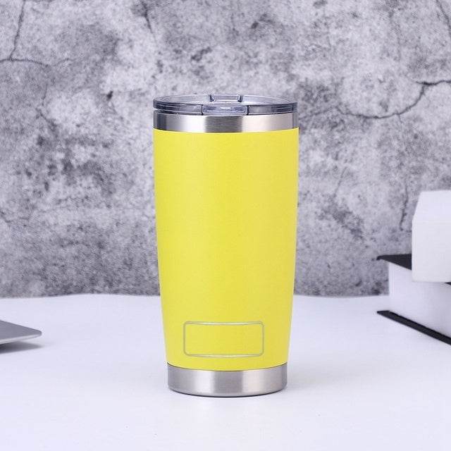 20oz Travel Mug Yetys Ice Cup Tumbler 304 Stainless Steel Do - Mubimart