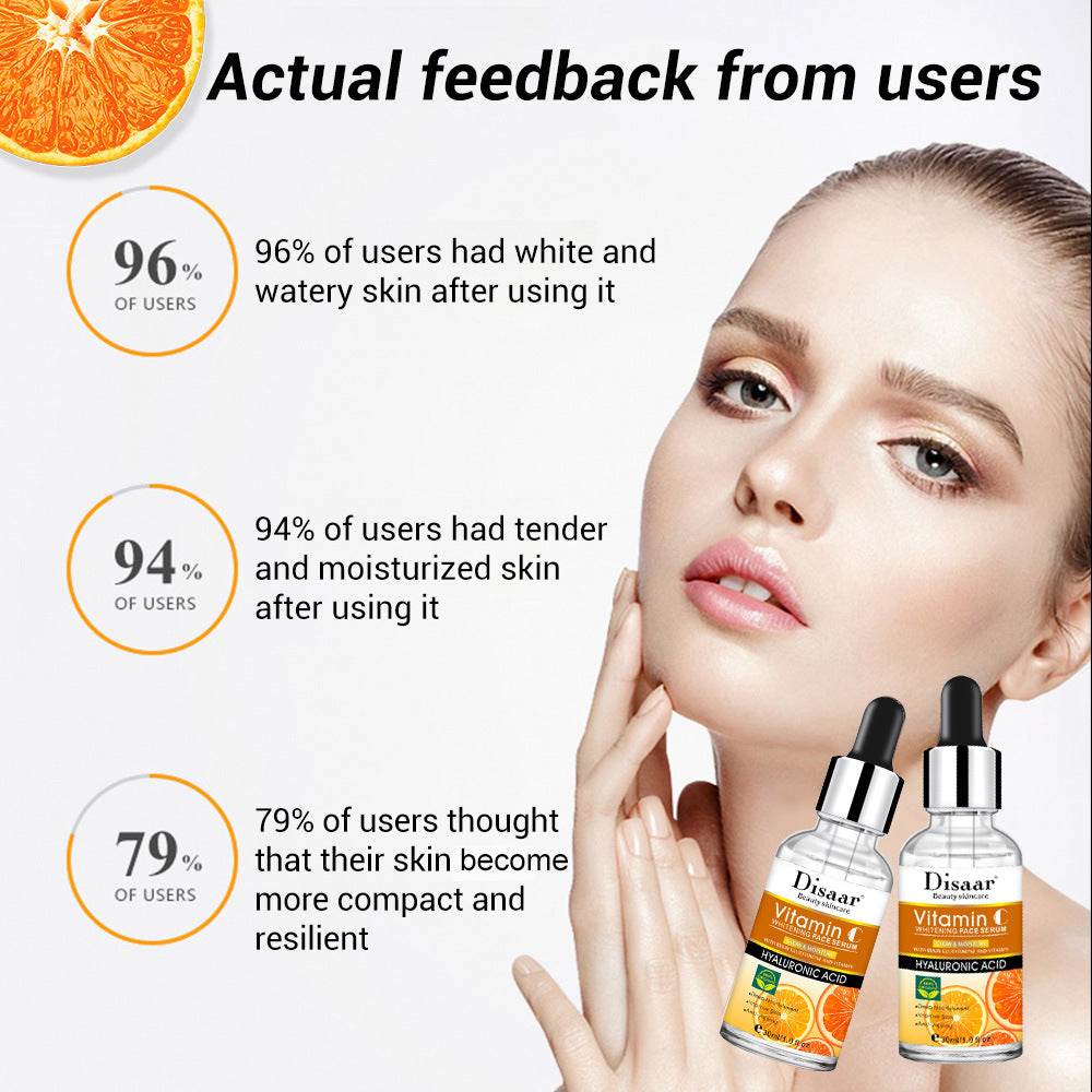 Hyaluronic Acid Vitamin C Face Serum Whitening - Mubimart