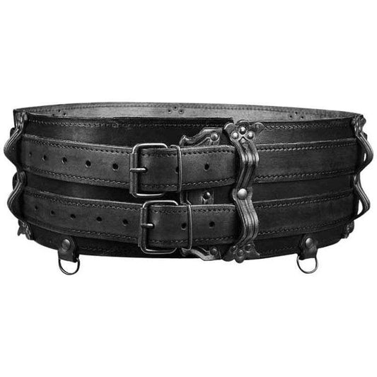 Retro Double Solid Color Belt Buckle For Belt - Mubimart