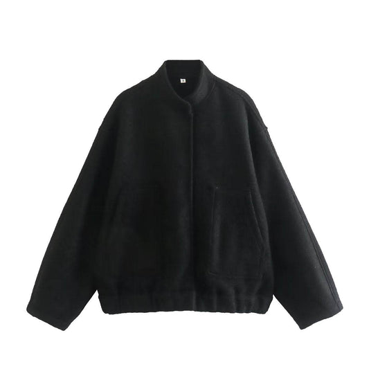 Fashion Casual Bomber Jacket Coa - Mubimart