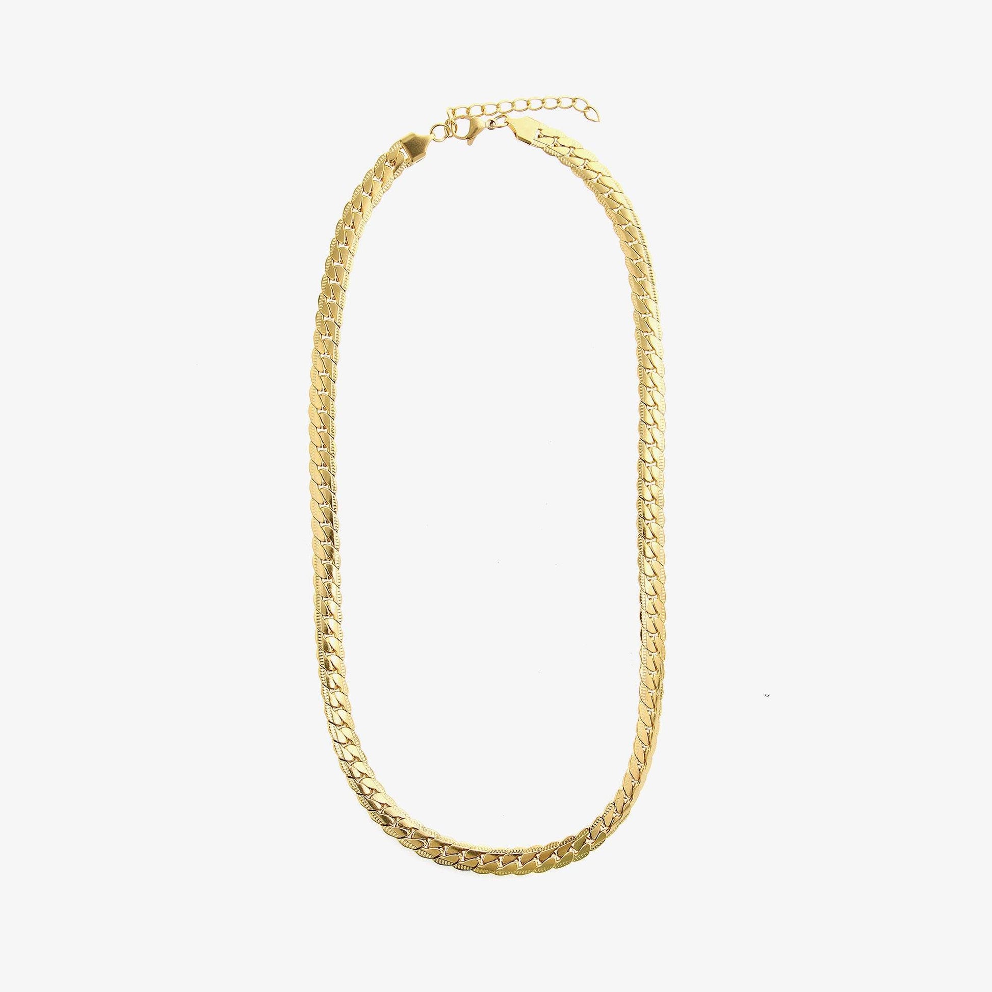 Embossed Cuban Necklace For Men - Mubimart