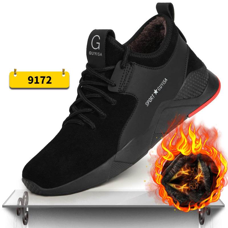 Indestructible Steel Toe Sneakers Men Women Lightweight Work Shoes Industrial Construction Shoes - Mubimart