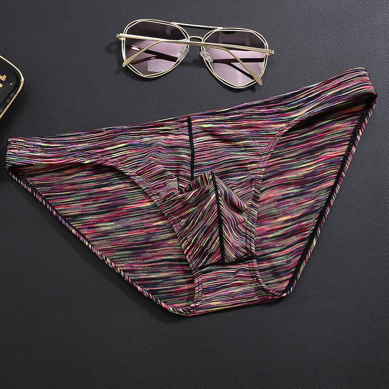 Triangle Cotton Underwear Summer Colorful Underwear Men - Mubimart